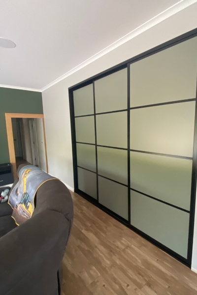 Project:  Sliding Cupboard Doors for kitchens & lounge rooms
