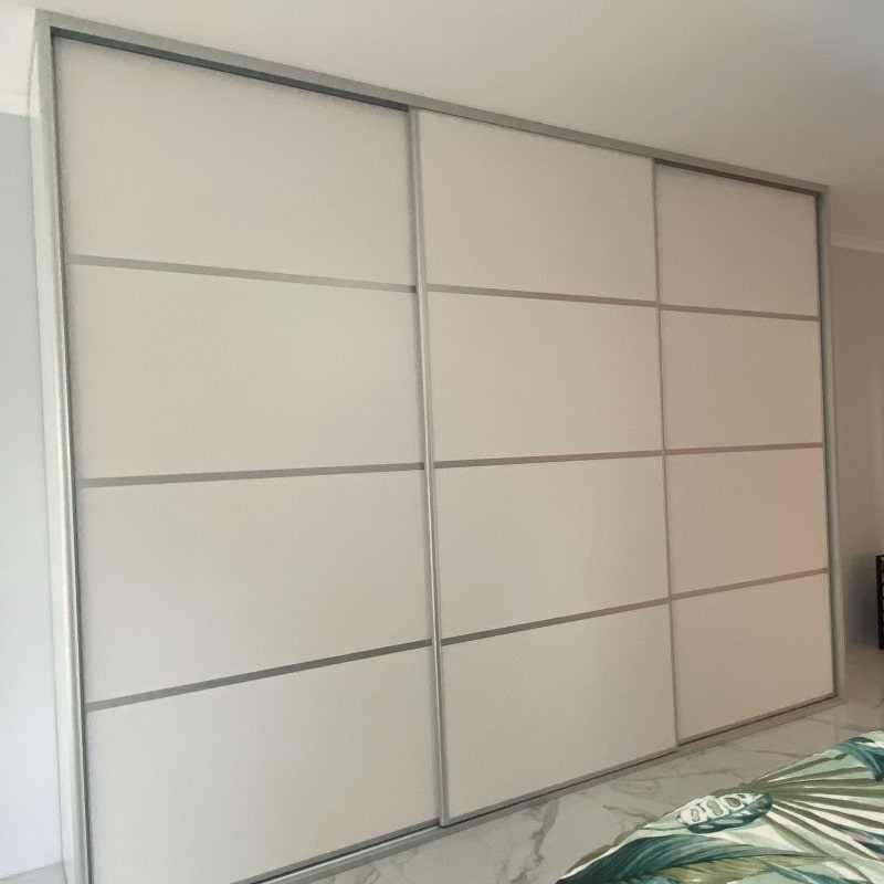 White Multi Panel Sliding Doors - Modern & Fresh